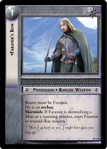 Faramir's Bow (4R118) [The Two Towers]