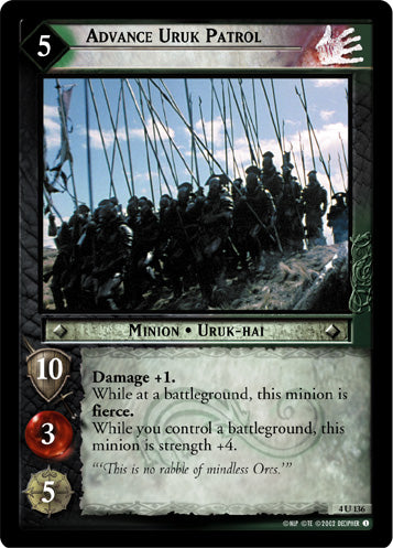 Advance Uruk Patrol (4U136) [The Two Towers]