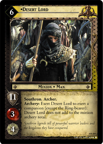 Desert Lord (4R219) [The Two Towers]