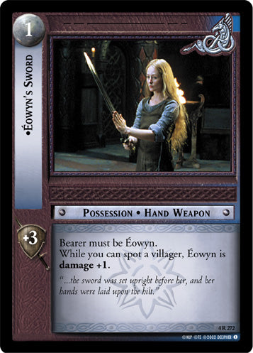 Eowyn's Sword (4R272) [The Two Towers]