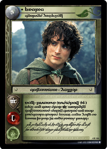 Frodo, Courteous Halfling (T) (4R301T) [The Two Towers]