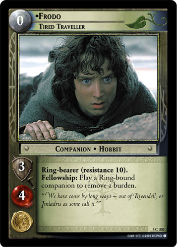 Frodo, Tired Traveller (4C302) [The Two Towers]