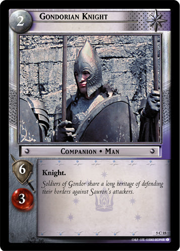 Gondorian Knight (5C35) [Battle of Helm's Deep]