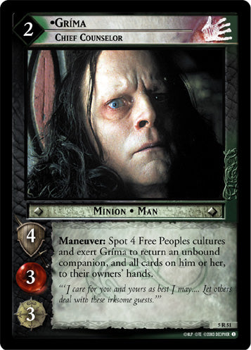 Grima, Chief Counselor (5R51) [Battle of Helm's Deep]