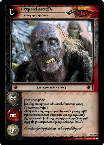 Grishnakh, Orc Captain (T) (5R100T) [Battle of Helm's Deep]