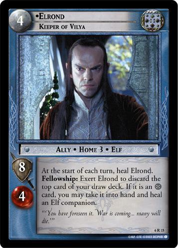 Elrond, Keeper of Vilya (6R15) [Ents of Fangorn]