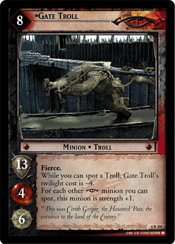 Gate Troll (6R103) [Ents of Fangorn]