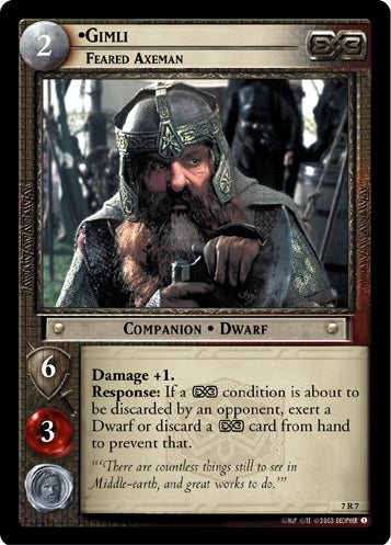 Gimli, Feared Axeman (7R7) [The Return of the King]