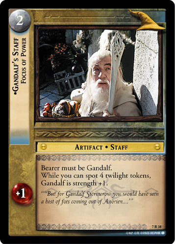 Gandalf's Staff, Focus of Power (7R38) [The Return of the King]