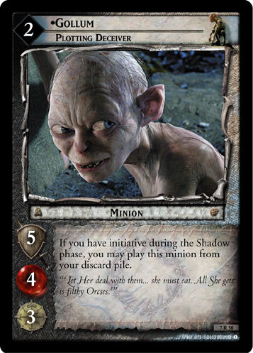 Gollum, Plotting Deceiver (7R58) [The Return of the King]