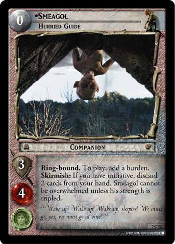 Smeagol, Hurried Guide (7C72) [The Return of the King]