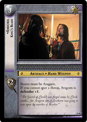 Anduril, King's Blade (7R80) [The Return of the King]