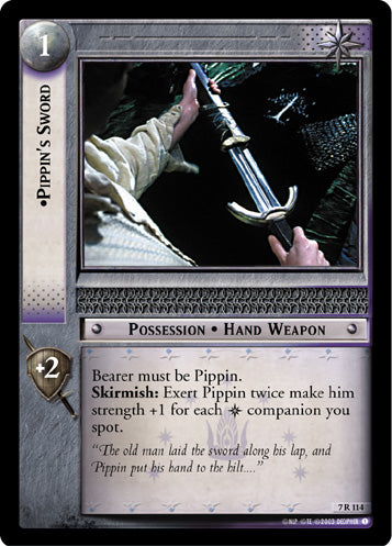 Pippin's Sword (7R114) [The Return of the King]