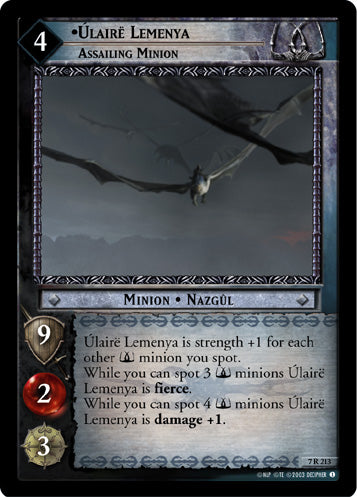 Ulaire Lemenya, Assailing Minion (7R213) [The Return of the King]