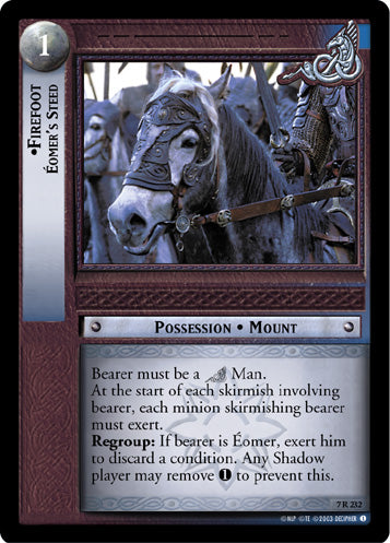 Firefoot, Eomer's Steed (7R232) [The Return of the King]