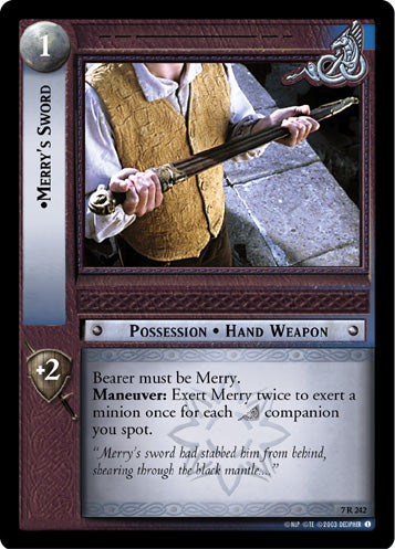 Merry's Sword (7R242) [The Return of the King]