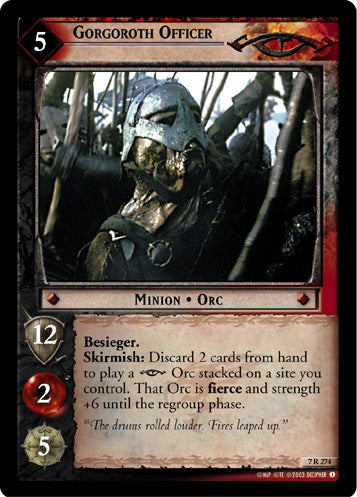 Gorgoroth Officer (7R274) [The Return of the King]