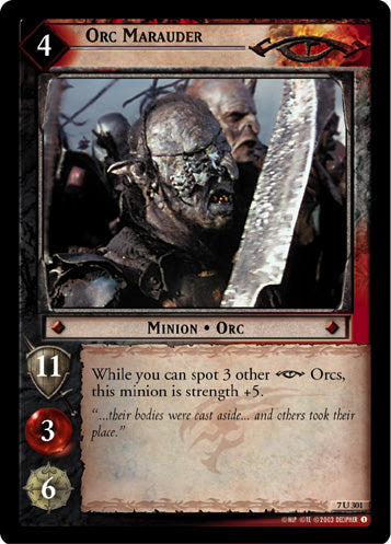 Orc Marauder (7U301) [The Return of the King]