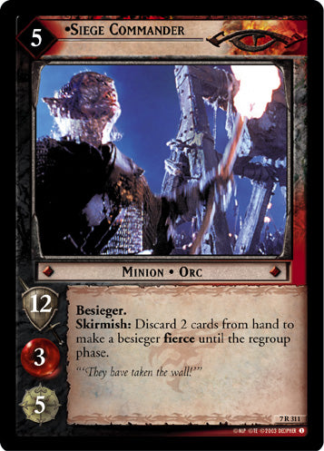 Siege Commander (7R311) [The Return of the King]