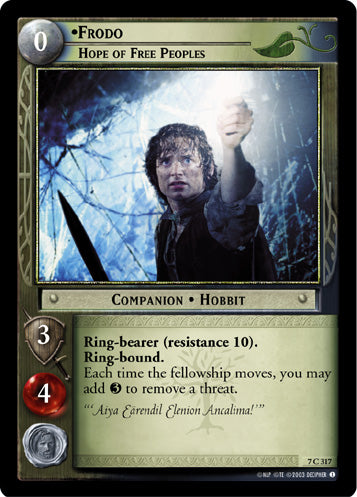 Frodo, Hope of Free Peoples (7C317) [The Return of the King]