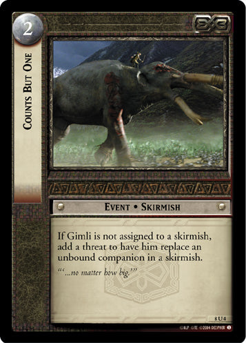 Counts But One (8U4) [Siege of Gondor