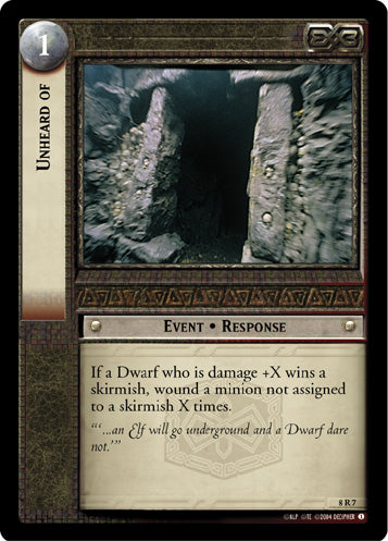 Unheard of (8R7) [Siege of Gondor