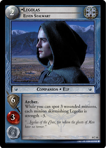 Legolas, Elven Stalwart (8C10) [Siege of Gondor