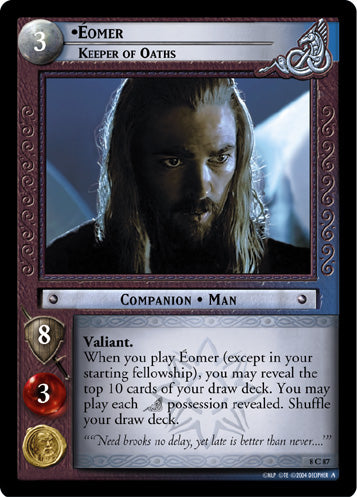 Eomer, Keeper of Oaths (8C87) [Siege of Gondor
