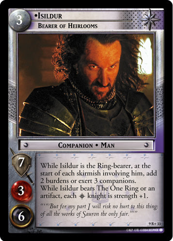 Isildur, Bearer of Heirlooms (9R+33) [Reflections]