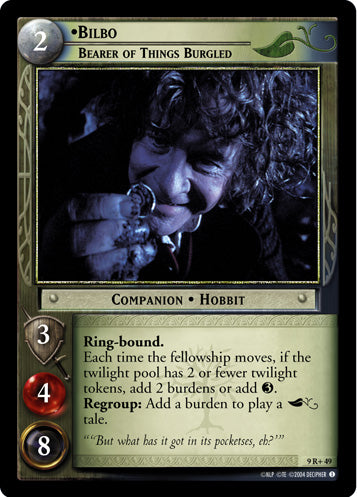 Bilbo, Bearer of Things Burgled (9R+49) [Reflections]