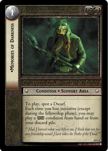 Memories of Darkness (10U2) [Mount Doom]