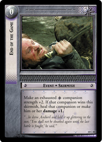 End of the Game (10C30) [Mount Doom]