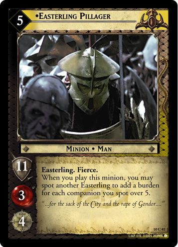 Easterling Pillager (10C41) [Mount Doom]