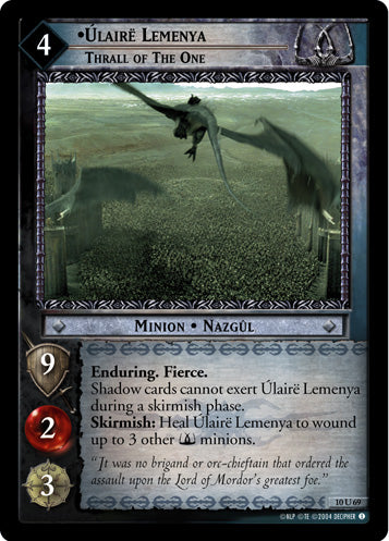 Ulaire Lemenya, Thrall of the One (10U69) [Mount Doom]