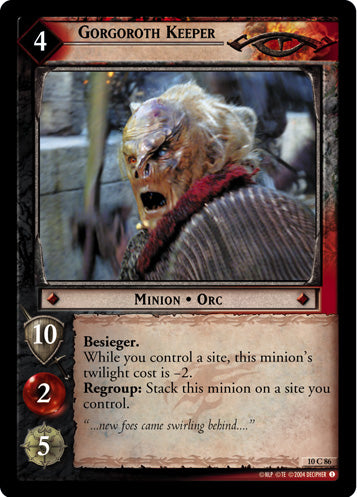 Gorgoroth Keeper (10C86) [Mount Doom]