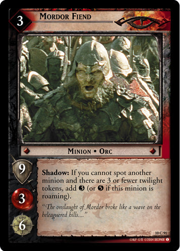 Mordor Fiend (10C91) [Mount Doom]