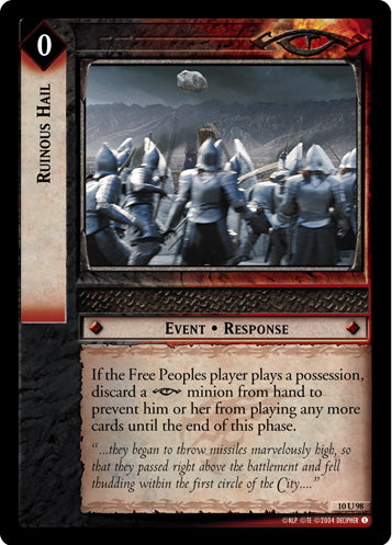 Ruinous Hail (10U98) [Mount Doom]