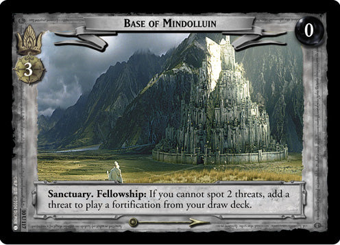 Base of Mindolluin (10U117) [Mount Doom]