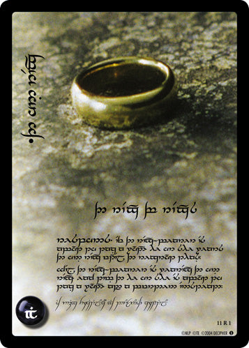 The One Ring, The Ring of Rings (T) (11R1T) [Shadows]