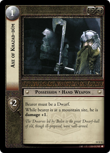 Axe of Khazad-dum (11U3) [Shadows]