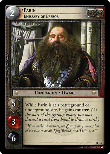 Farin, Emissary of Erebor (11C7) [Shadows]