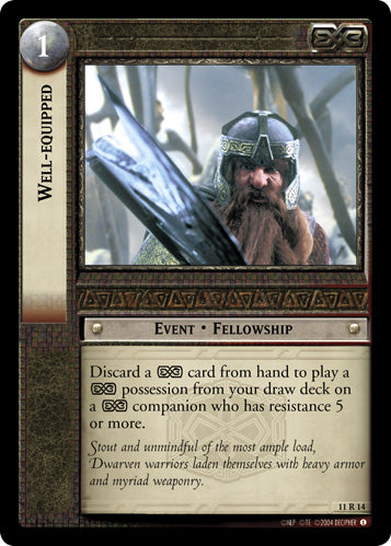 Well-equipped (11R14) [Shadows]