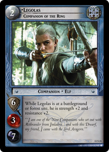 Legolas, Companion of the Ring (11S21) [Shadows]