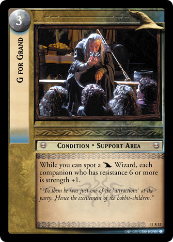 G for Grand (11S32) [Shadows]