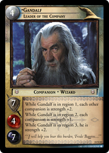 Gandalf, Leader of the Company (11S33) [Shadows]