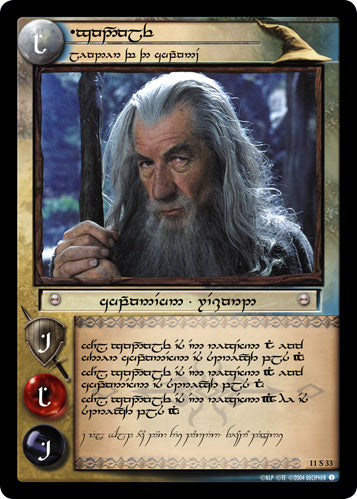 Gandalf, Leader of the Company (T) (11S33T) [Shadows]