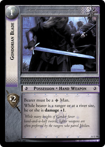 Gondorian Blade (11U59) [Shadows]