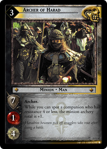 Archer of Harad (11U67) [Shadows]