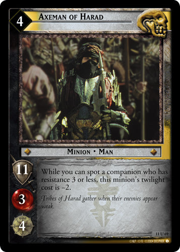 Axeman of Harad (11U69) [Shadows]