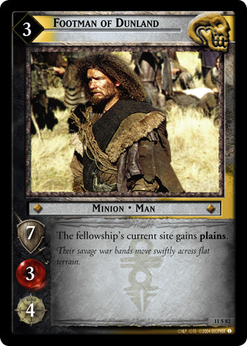 Footman of Dunland (11S82) [Shadows]